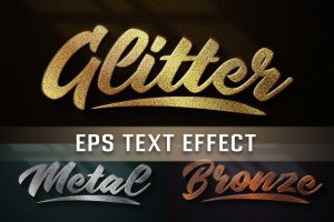 Glitter Editable Text Effect