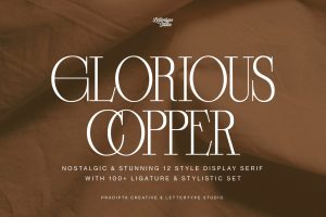 Glorious Copper a Nostalgic Serif