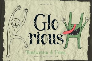 Glorious Funny & Artistic Font