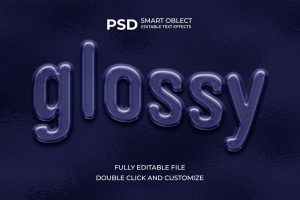 Glossy Text Effect