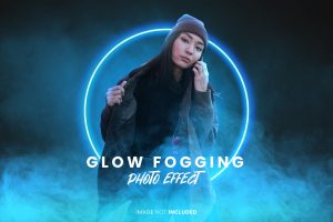 Glow fogging photo effect for photoshop