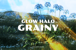 Glow Halo Grainy Photoshop Effect