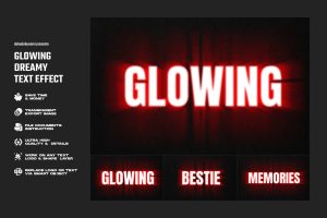 Glowing Dreamy Text Effect