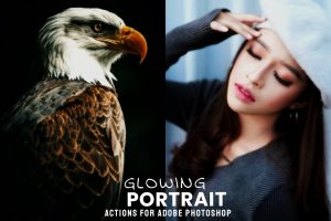 Glowing Portrait – Photoshop Action
