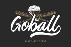 Goball – Sport Script Font