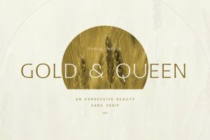 Gold and Queen – Beauty Feminine Branding Font
