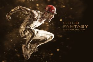 Gold Fantasy Photoshop Action