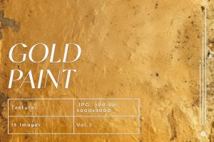 Gold Paint Textures Vol.2