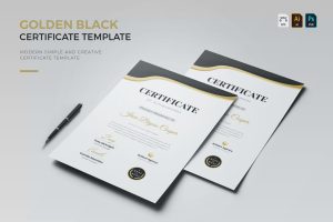 Golden Black | Certificate
