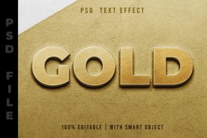 Golden Text Effect