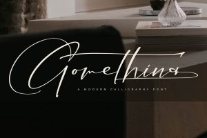 Gomethina Modern Calligraphy Font