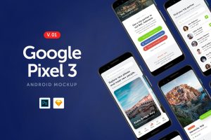 Google Pixel 3 – Android Mockup 1.0