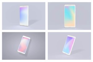 Google Pixel Android Clay Mockup Bundle