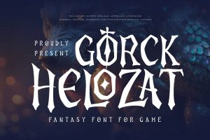Gorck Helozat – Display Fantasy Font