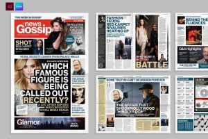 Gossip Newspaper Template