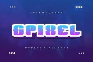 Gpixel – Modern Pixel Font