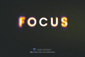 Gradient Blur Text Effect