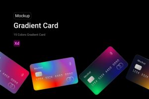 Gradient Card Mockup