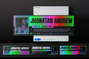 Gradient Email Header