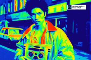 Gradient Heatmap Photo Effect