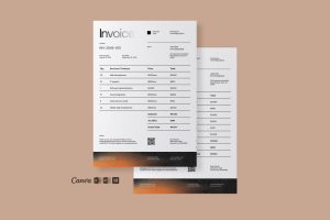 Gradient Invoice Excel Template – Gradeent