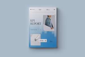 Gradient KPI Report Template – Blyuus