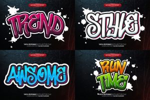 Graffiti 3D Text Effect