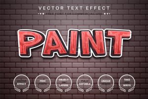 Graffiti Brick –  Editable Text Effect, Font Style
