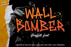Graffiti Font – Wall Bomber