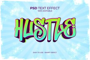 Graffiti Hustle Text Effect
