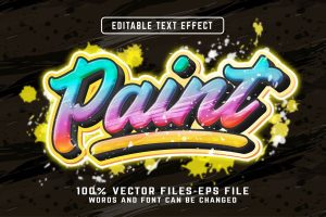 Graffiti Text Effect for Illustrotor