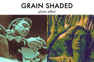 Grain Shaded Photo Effect