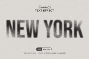 Grain Text Effect Vintage Style