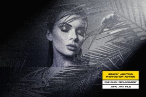Grainy Lighting Photoshop Action