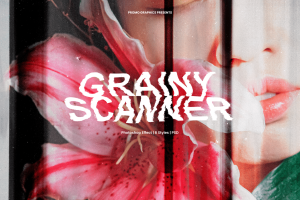 Grainy Scanner Photoshop Effect