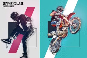 Graphic Collage Photo Effect
