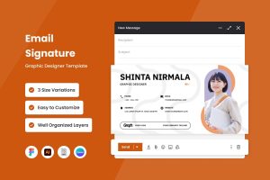 Graphic Designer – Email Signature Template V1