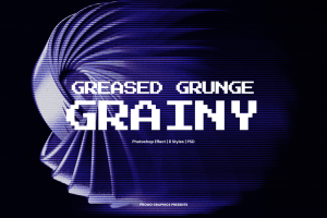Greased Grunge Grainy Photoshop Effect