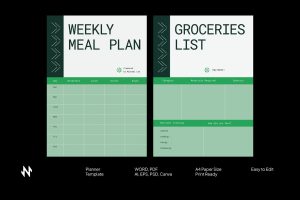 Green Weekly Meal Plan