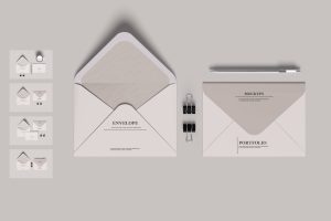 greeting card envelope mockup