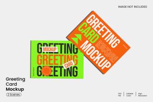 Greeting Card Mockup