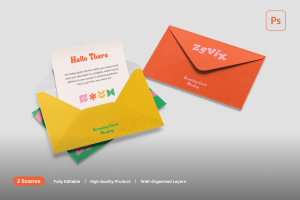 Greeting Card Mockup