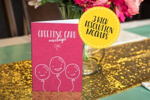 Greeting Card Mockups Volume 1