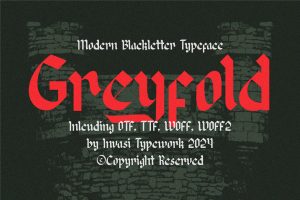 Greyfold – Modern Blackletter
