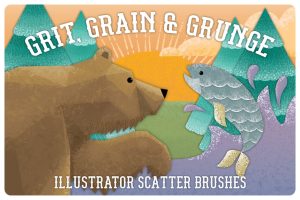 Grit, Grunge & Grain Scatter Brushes
