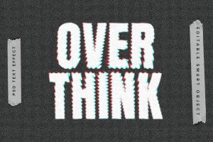 Gritty Warped PSD Text Effect