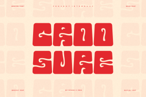 Groosure – Groovy & Nature Font