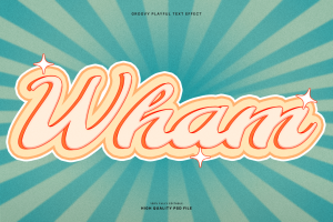 Groovy Playful Text Effect