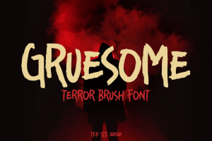 Gruesome – Horror Scary FOnt