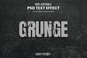 Grunge-3D Text Effect